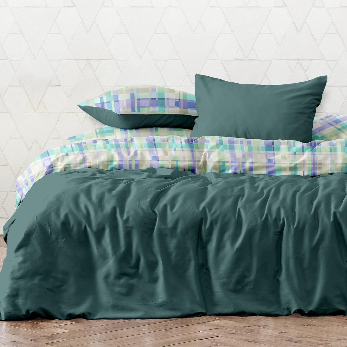 Перкаль 220 см г/к рис.86141-8 темно-лазурный АК - 1