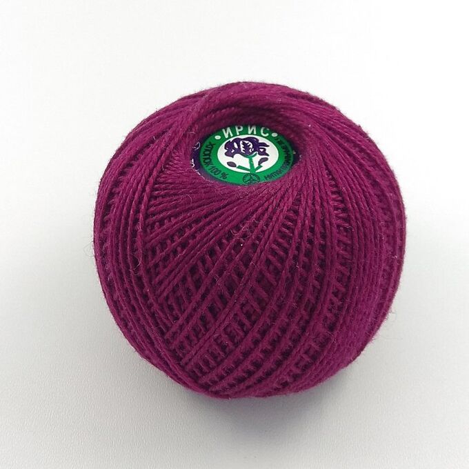 Нитки Ирис ц.1206 бордо 
