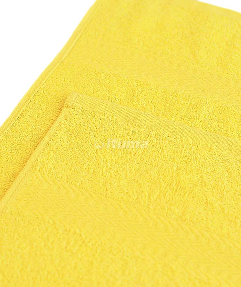 Салфетка махровая с бордюром косичка, Лимонный (001) - 0