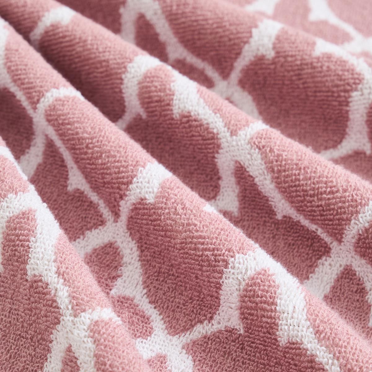 Полотенце махровое Fine Line Орнамент , пыльная роза, пестроткань - 3