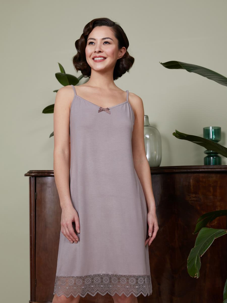 Сорочка ночная жен Mia Cara SS21WJ1017 Alfia кофейный - 0