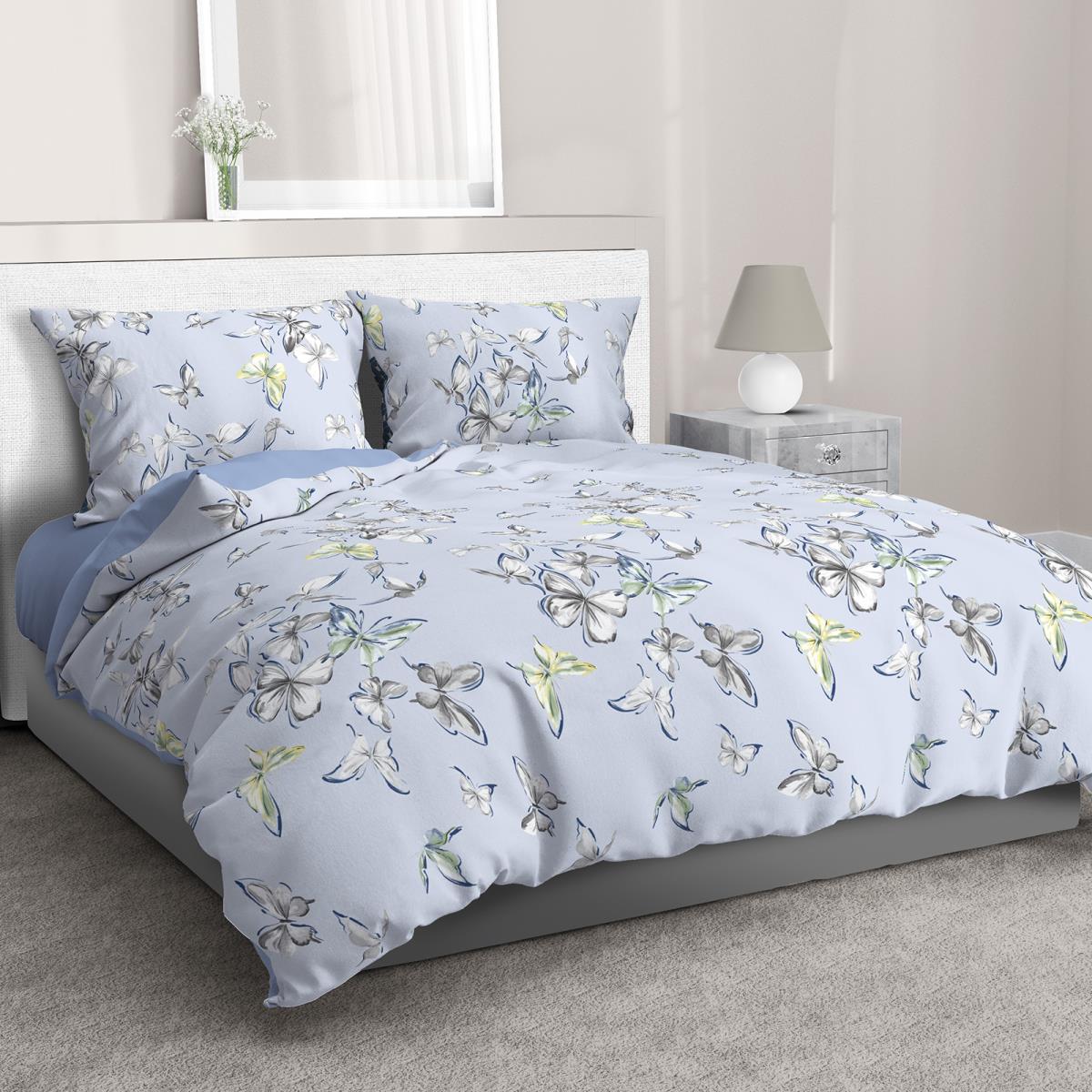 Перкаль 220 см наб рис.50134-3 Астерия сине-голубой (комп 992785) - 0