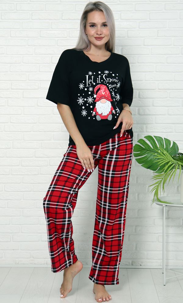 Костюм жен (футболка+брюки) ДР М681 - 0