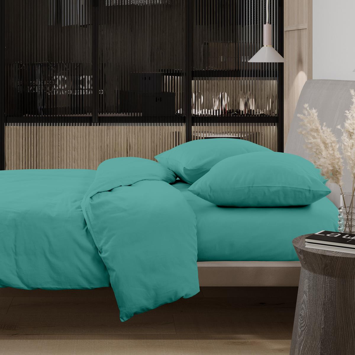 КПБ перкаль Актив WENGE рис.86056-8 Emerald - 0