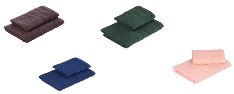 Полотенце махровое 500 г/мкв Олимп голубой ЭТЛ - 0