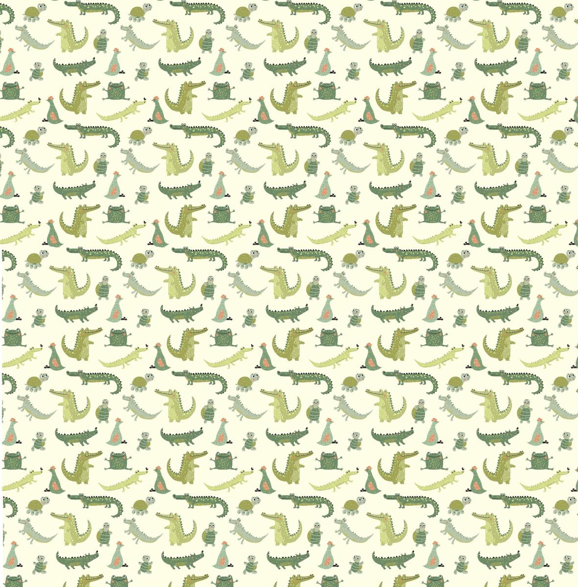 Перкаль 150 см наб рис.13519-1 Кроколяпу - 1