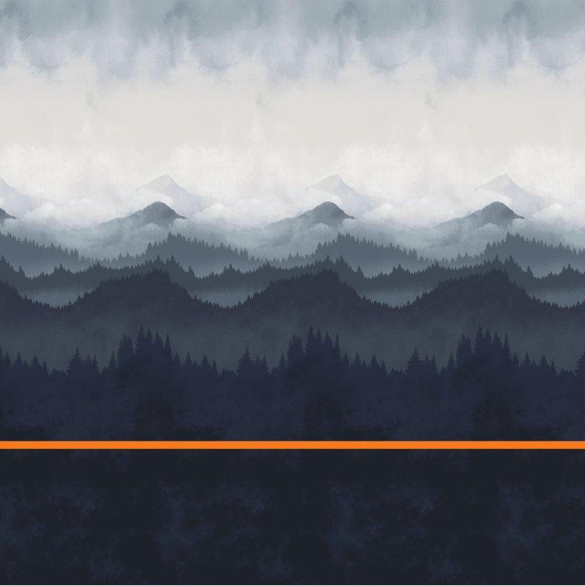 Перкаль 220 см наб рис.7222-1 Безмятежная ночь - 1