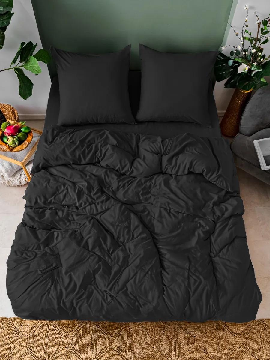 Комплект из 2-х наволочек перкаль Черный цвет - 0