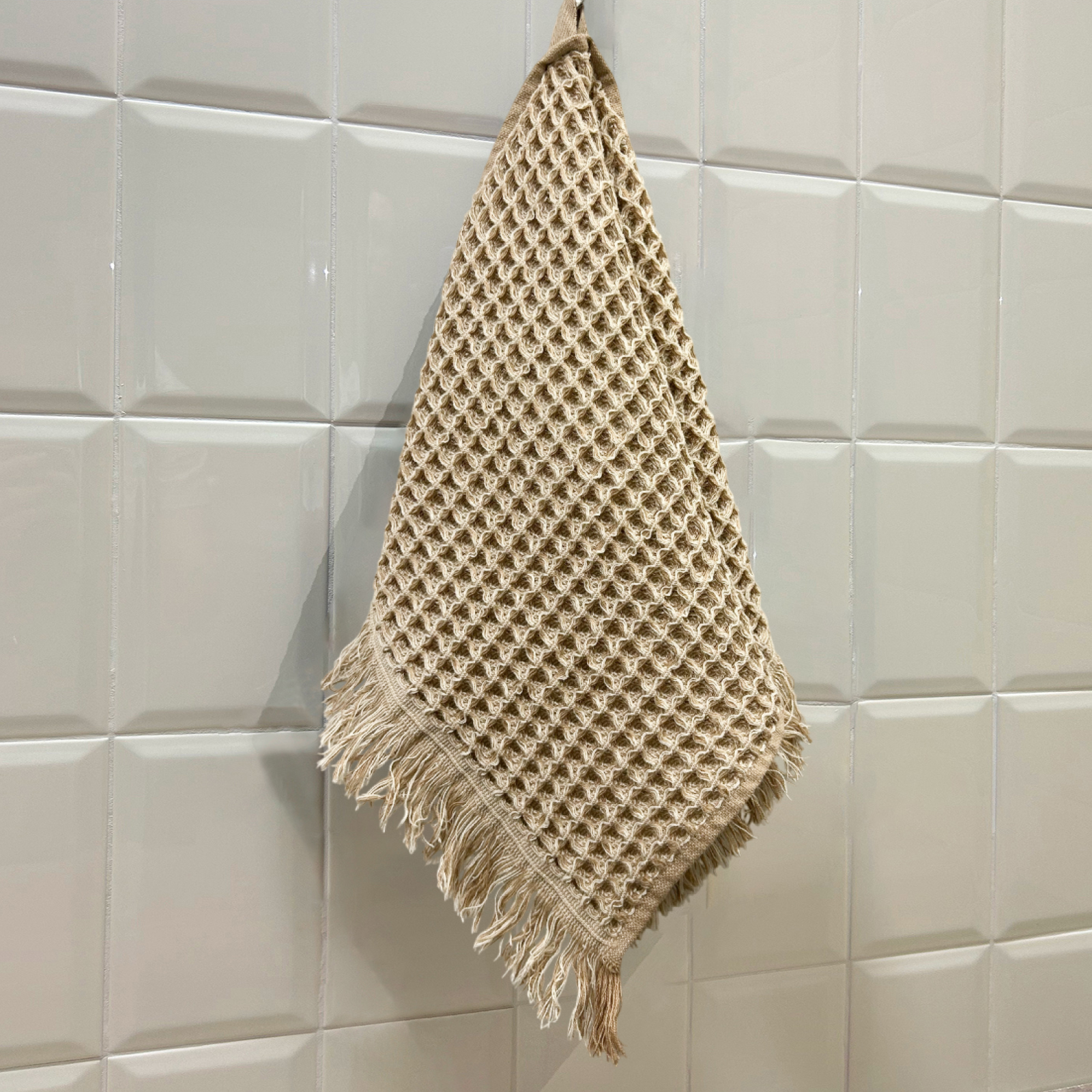 Полотенце вафельное МИНЕРАЛИ/MINERALIE, FINE LINE, кофейный, коллекция ЭЛТОН/ELTON - 0