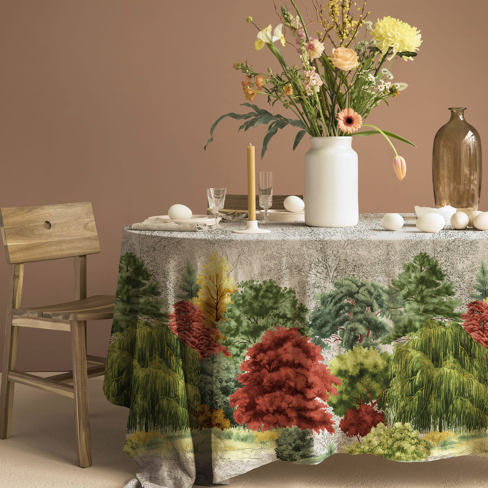 Рогожка 150 см наб арт. 904 29448-1 Осень - 2