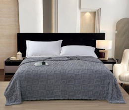 Плед велсофт Vse DOMA Love, цвет серый, шерпа, чемодан - 0