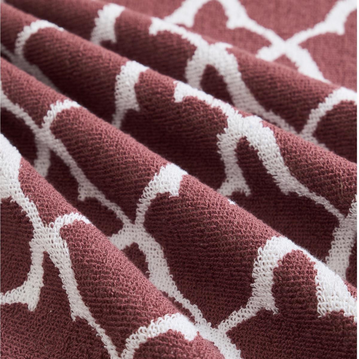 Полотенце махровое Fine Line Орнамент , коричневый, пестроткань - 3