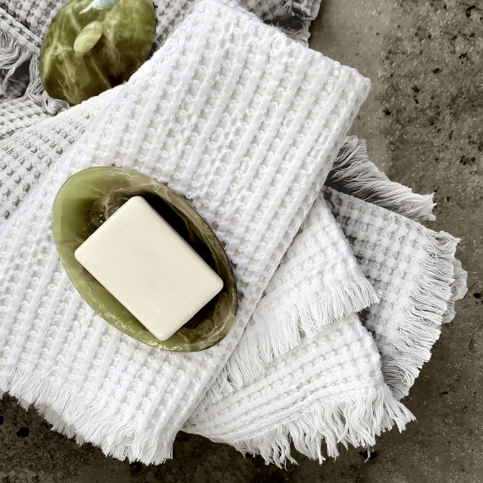 Полотно вафельное 150 см отбеленное арт. 169 - 0