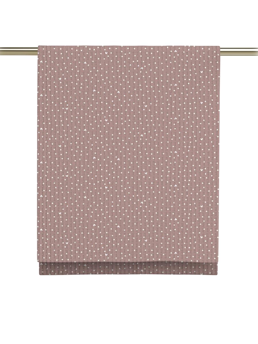 Комплект вафельных полотенец Унисон рис.33002-1 Love - 3