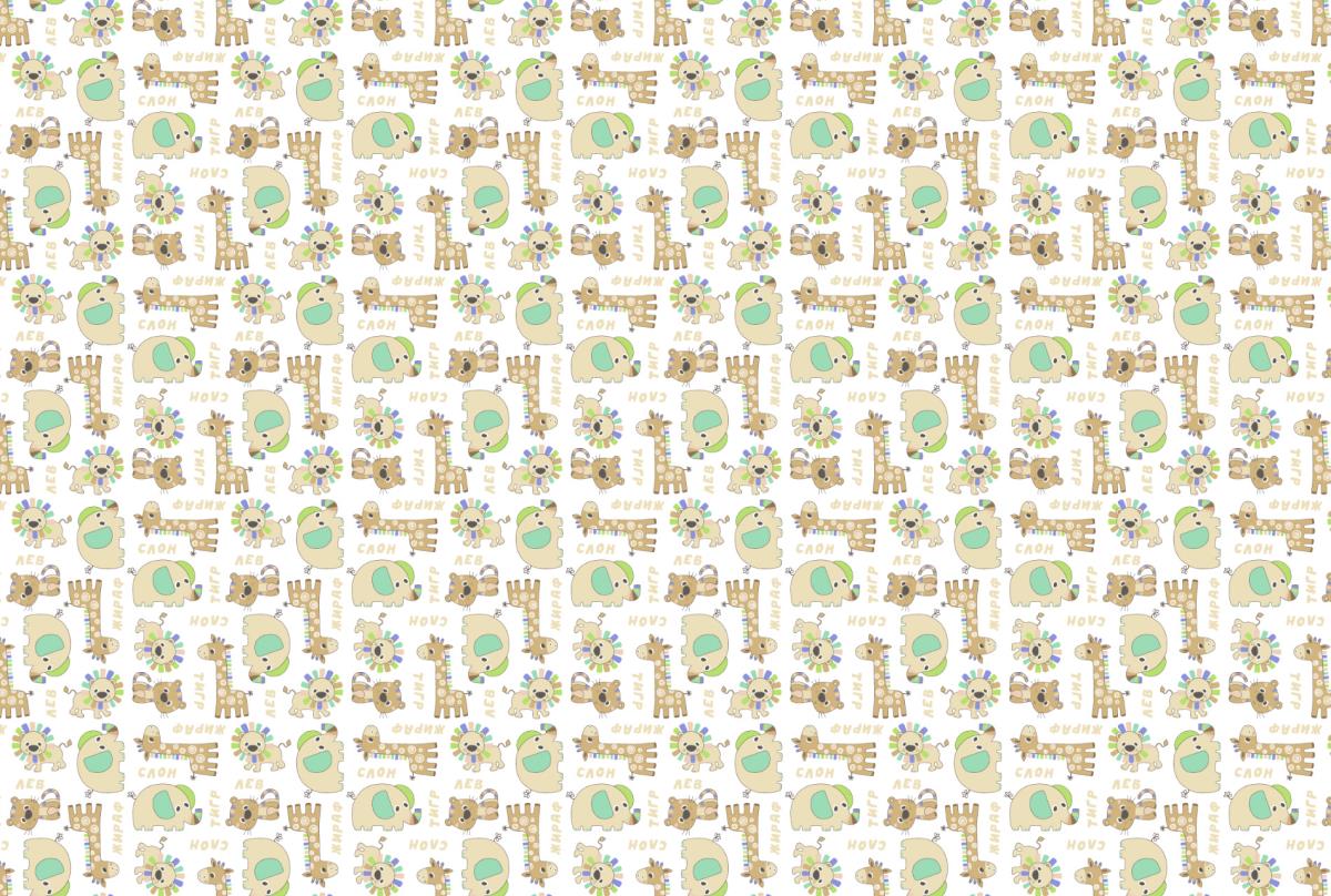 Фланель 90 см наб б/з рис.29202-6 Ребятки - 0