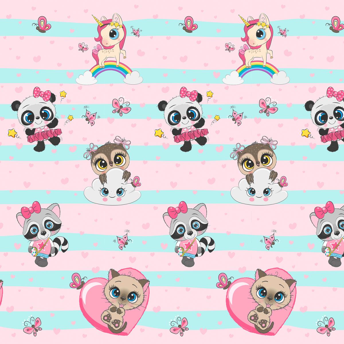 Перкаль 150 см наб рис.16142-1 Малыши девочки Модель 1 - 1