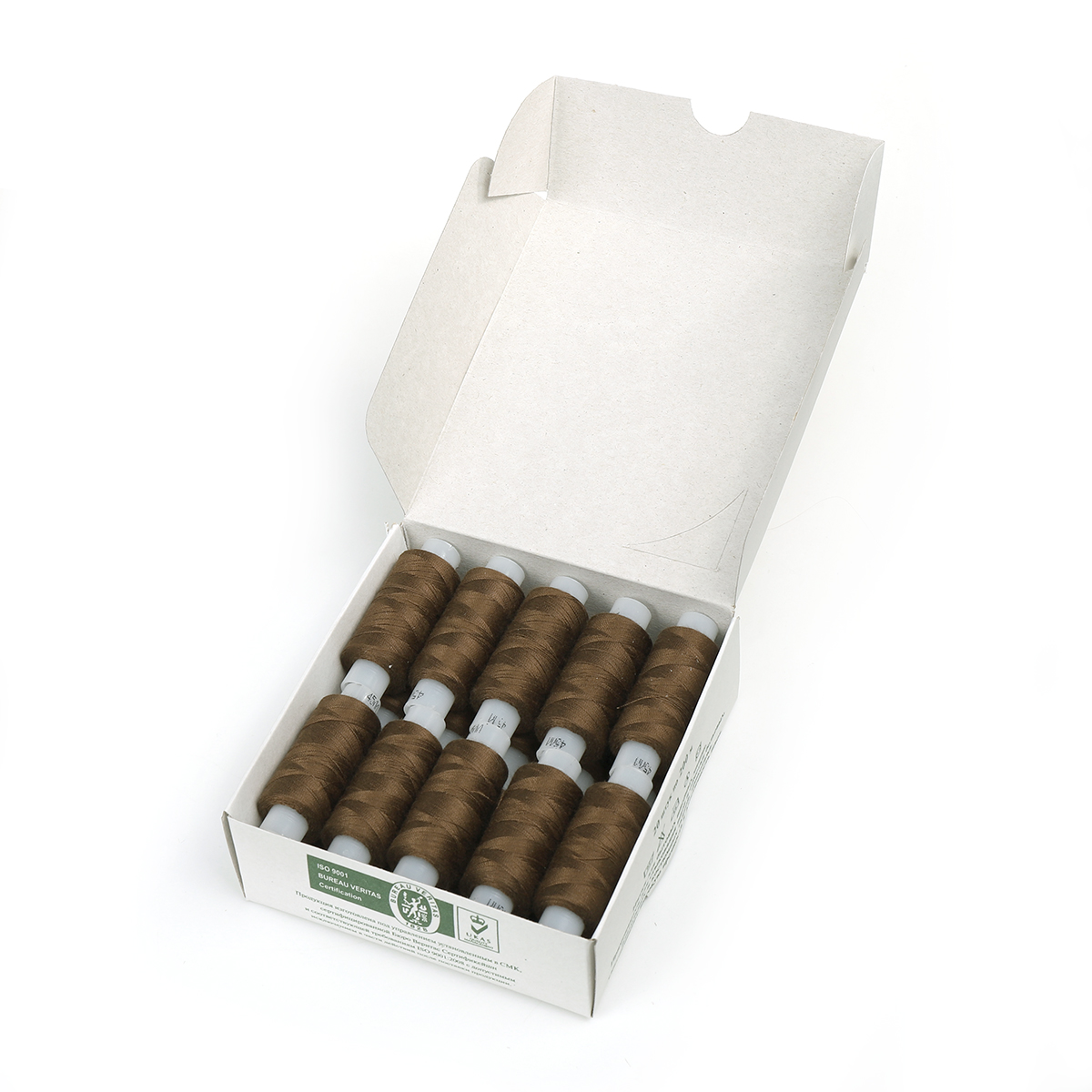 Нитки 45ЛЛ ц. 100 коричневый 