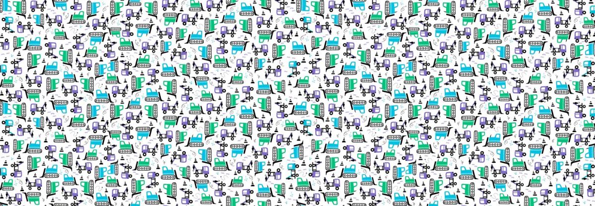 Ситец 95 см наб рис.29154-3 Трактор - 0