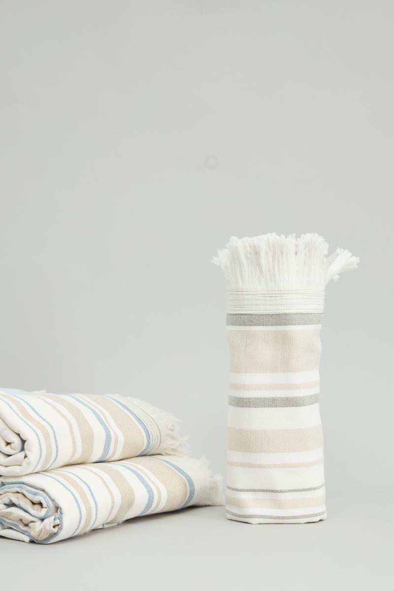 Полотенце махровое Fine Line Вояж песочный - 3