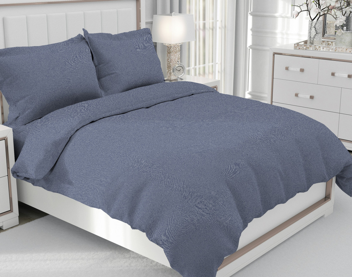 Простыня 200*220 перкаль синий МЛХ - 0