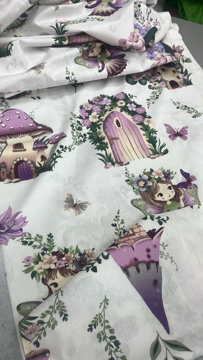 Поплин Лесные Феи 150  7717/1 - 0