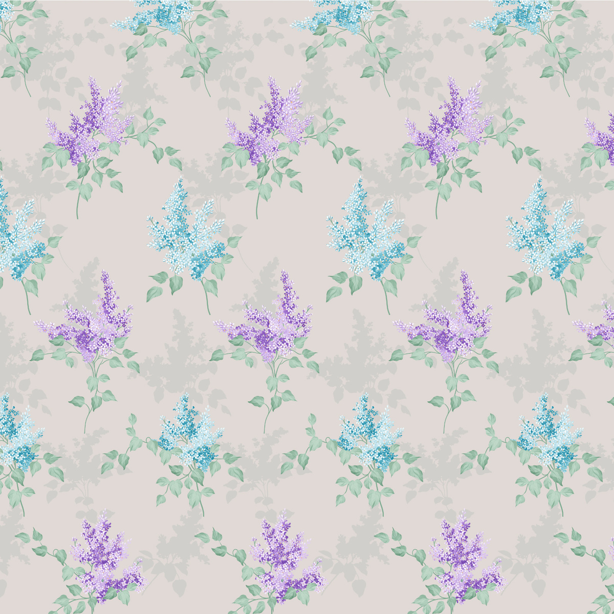 Перкаль 220 см наб рис.7170-1 Сирень - 1