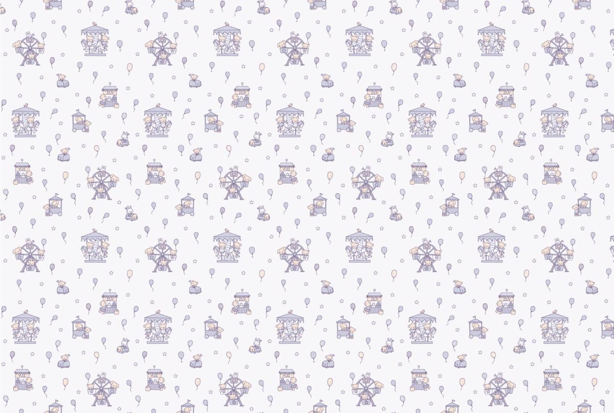 Фланель 90 см наб рис.29144-4 Карусель - 0