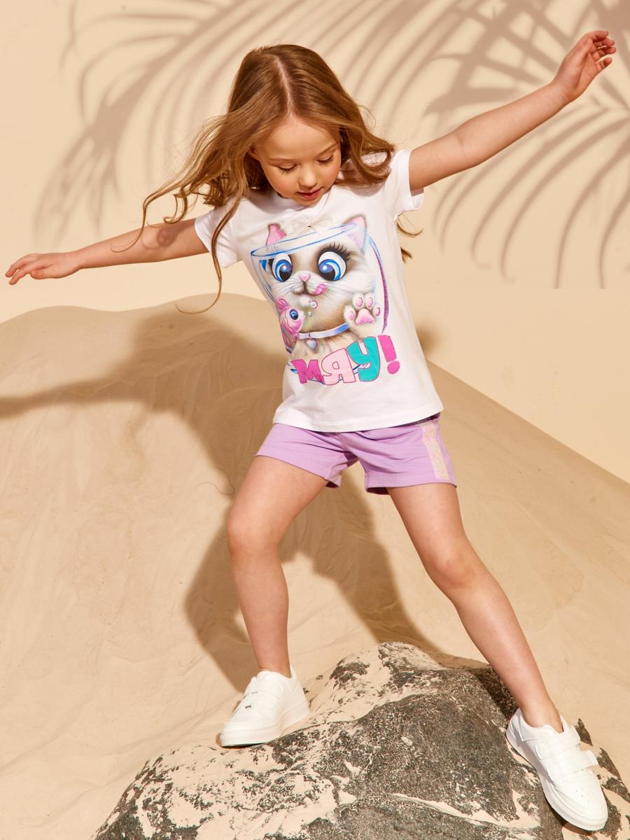 Шорты д/дев Juno SS22GJ506 MERMAID сиреневый - 3