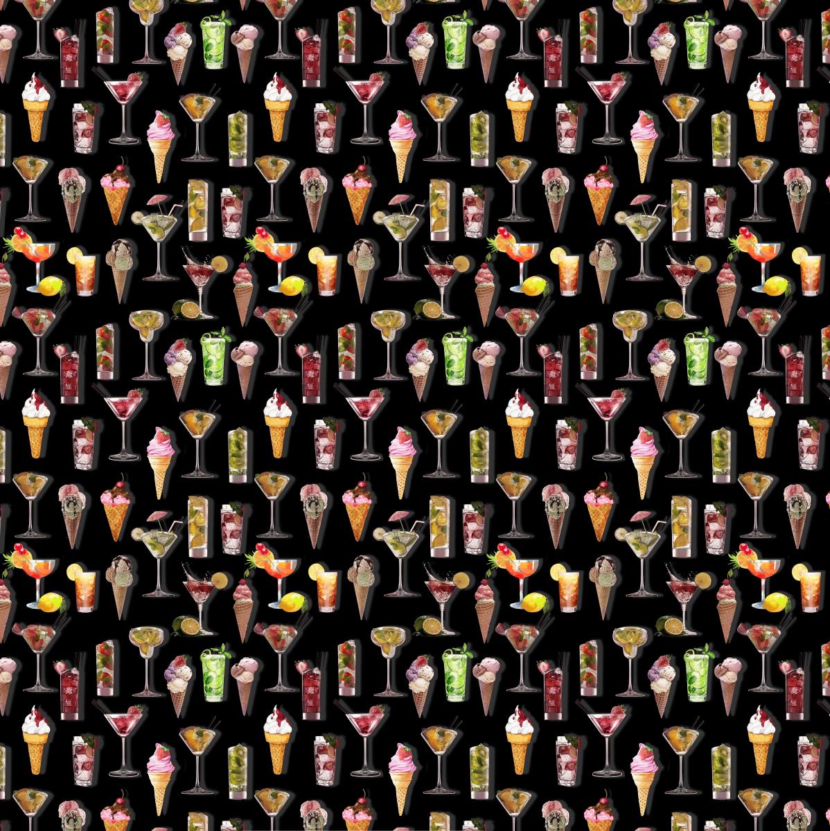 Поплин 220 см наб рис.6786-1 Пати - 1