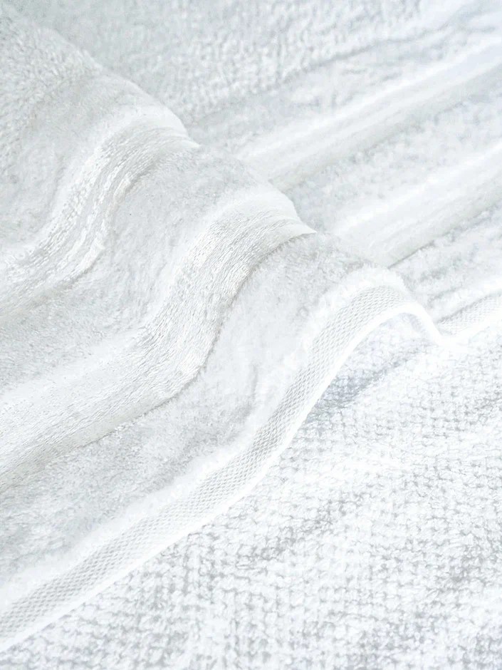 Полотенце махровое SH Luxury 51001 белый САХ - 0