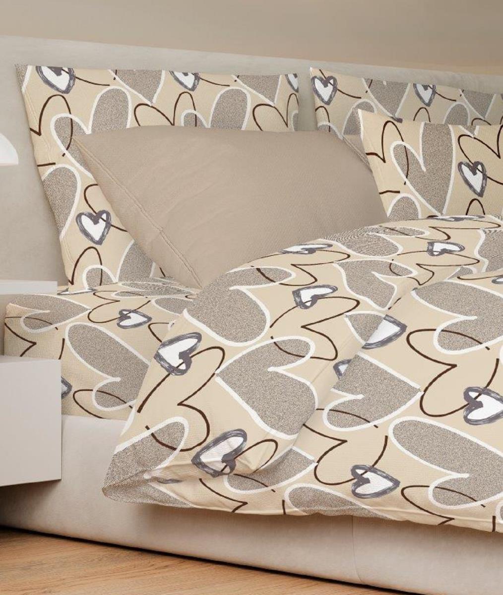 Перкаль 220 см наб рис.50227-1 Сердца Деним - 2