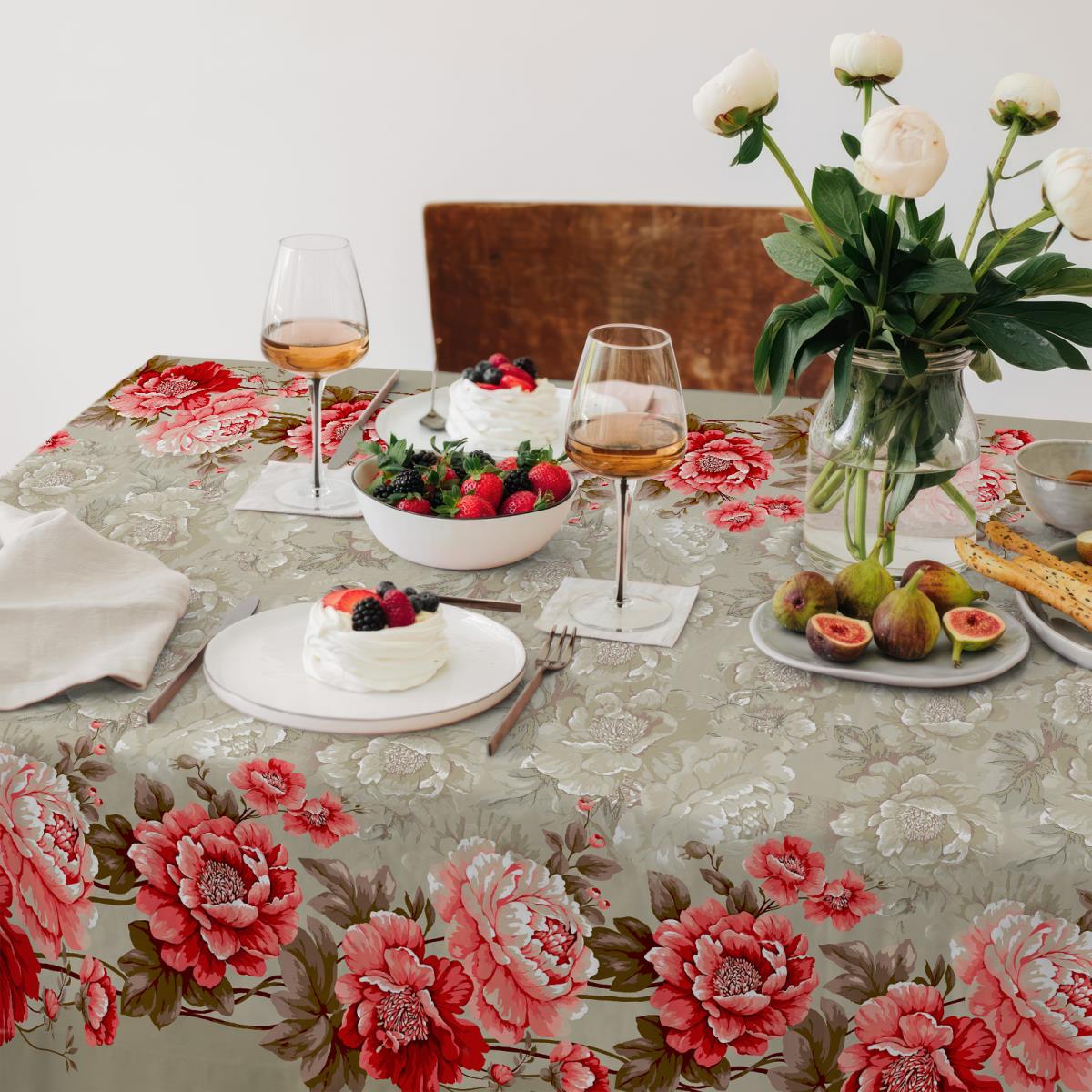 Скатерть рогожка Все ДOMA/Vse DOMA рис.60258-1 Феличита - 0