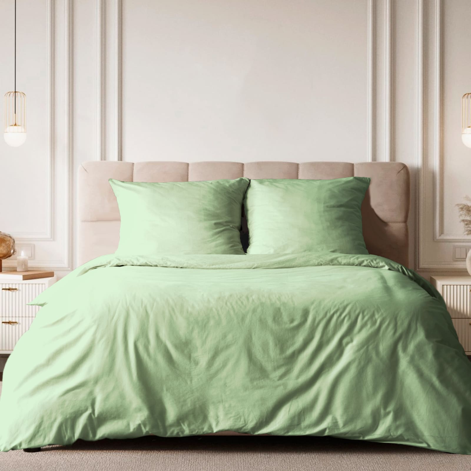 Перкаль 220 см г/к рис.86024-12 фисташковый АК - 2