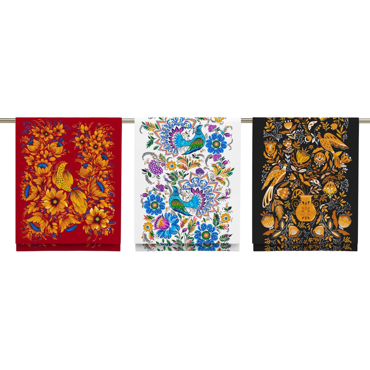 Рогожка 150 см наб рис.29341-1 Народные мотивы - 1