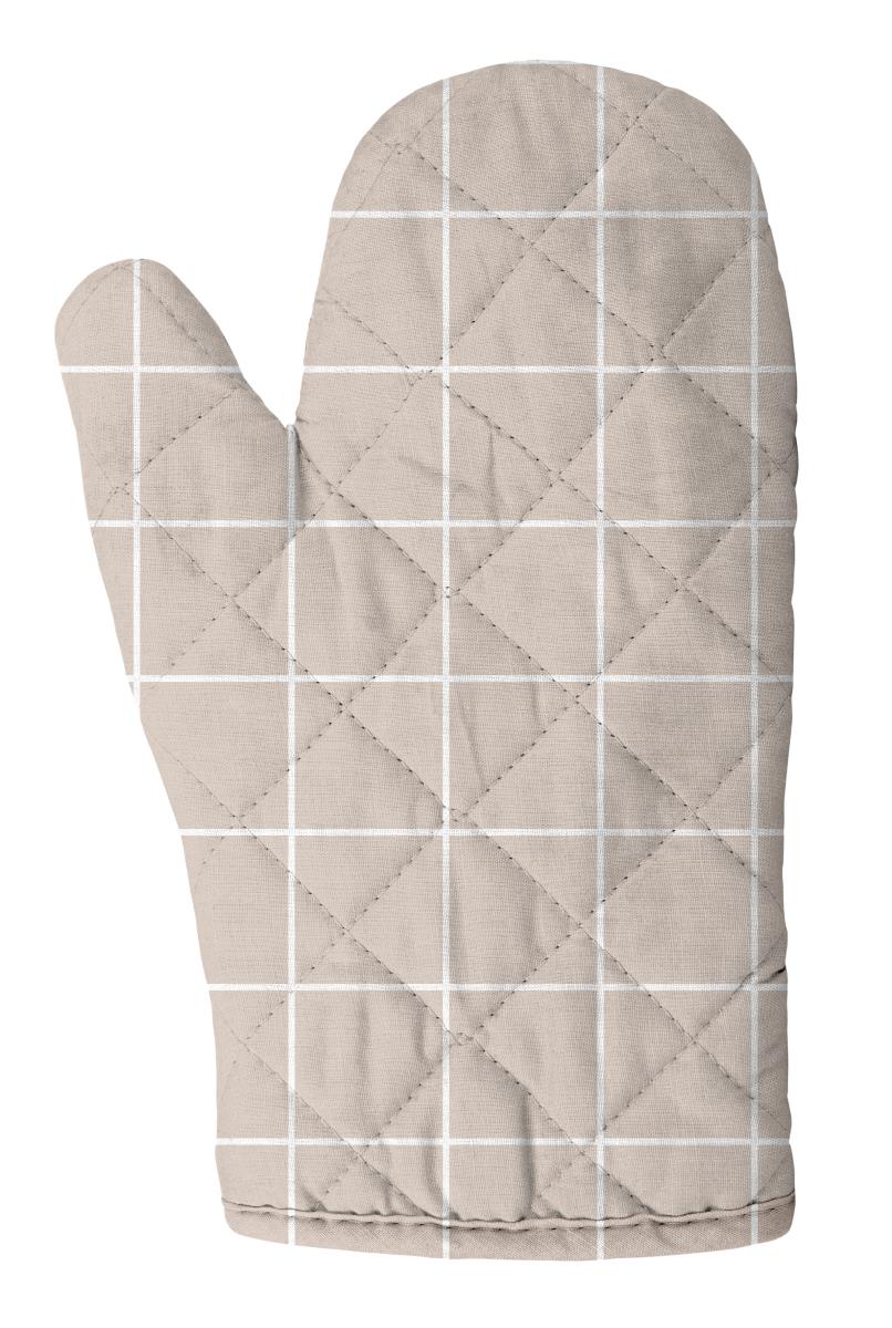 Прихватка-рукавица рогожка Fine Line рис.60053-1 Симпл - 0