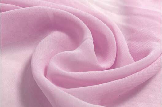 Ткань Шифон Винди розовый, шир.150см. - 0