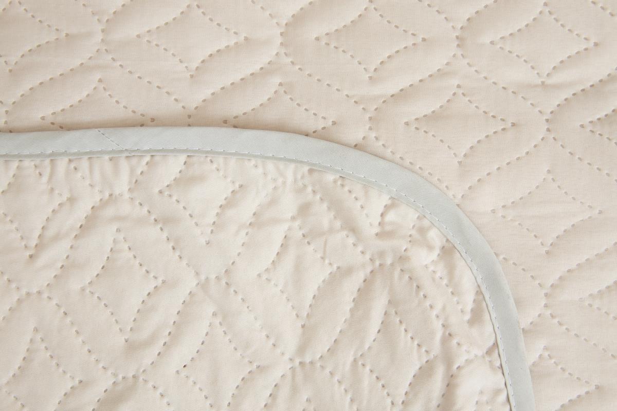 Покрывало однотонное п/э Комфорт Слоновая кость - 1