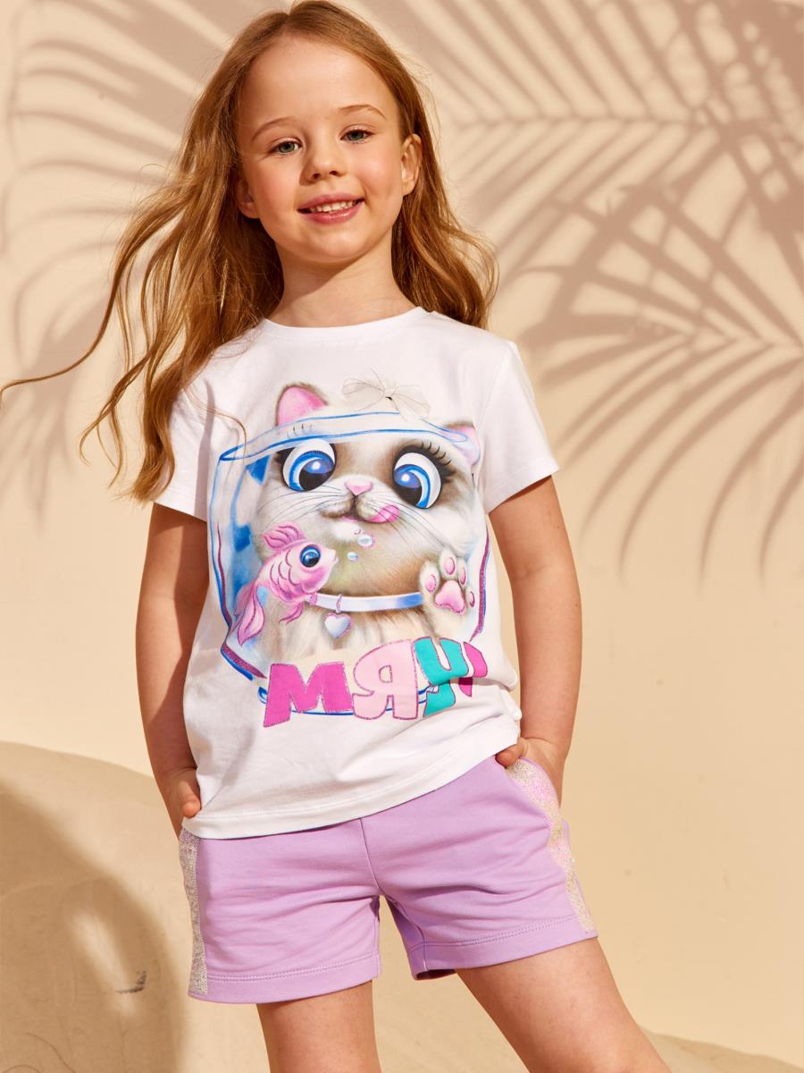 Шорты д/дев Juno SS22GJ506 MERMAID сиреневый - 0