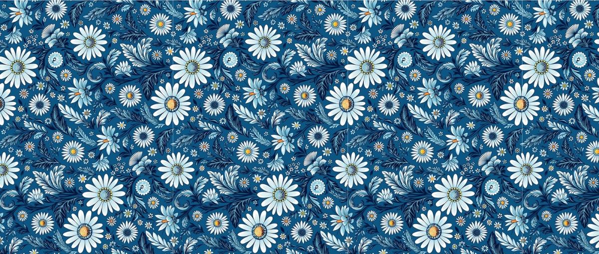 Полотно вафельное 150 см наб рис.29337-2 Ромашки - 0