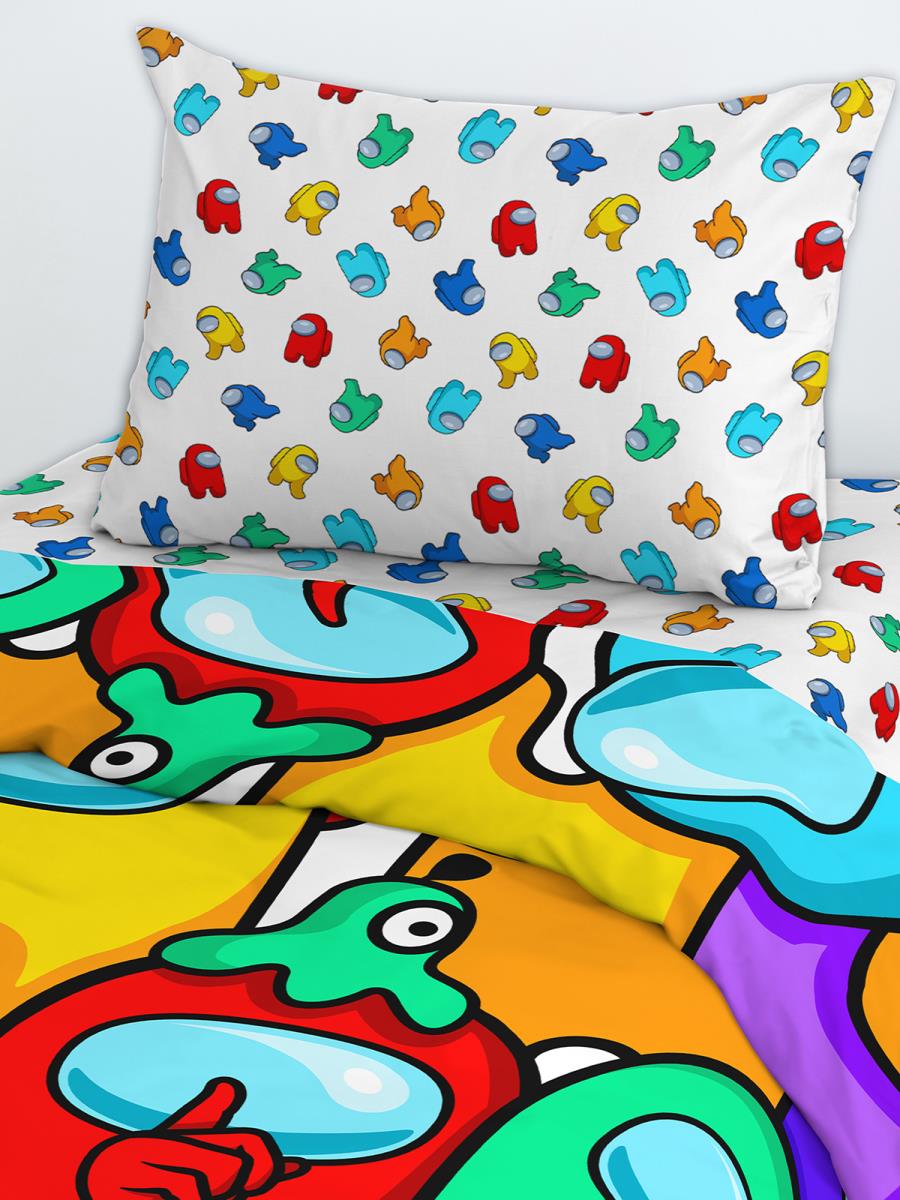 КПБ поплин Juno рис.16565-1/16490-1 Амонгасики - 1