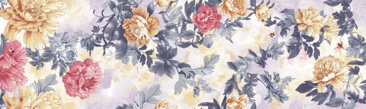 Бязь Премиум 220 см наб рис.7133-3 Офимия - 1