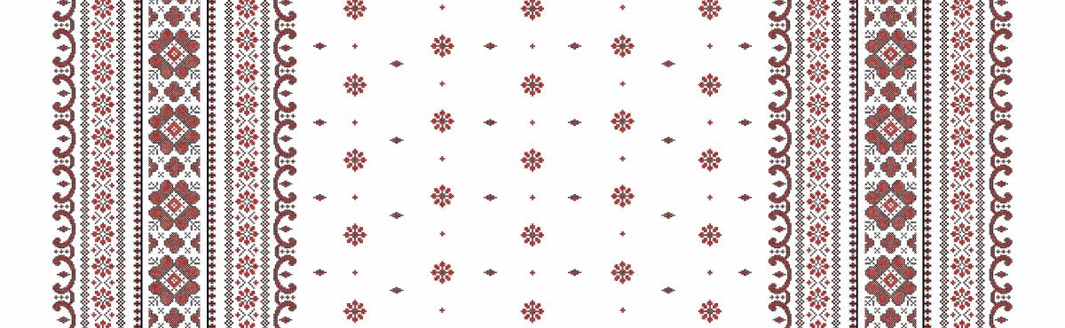 Рогожка 150 см наб рис.9484-3 - 0