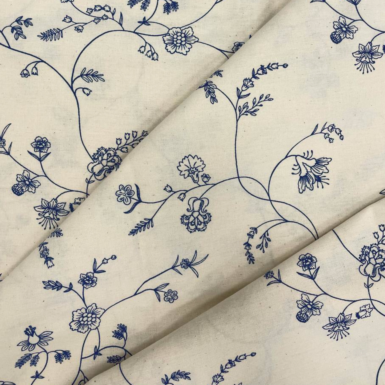 Вареный хлопок 220 см наб рис.72238-1 Цветочный сад - 2