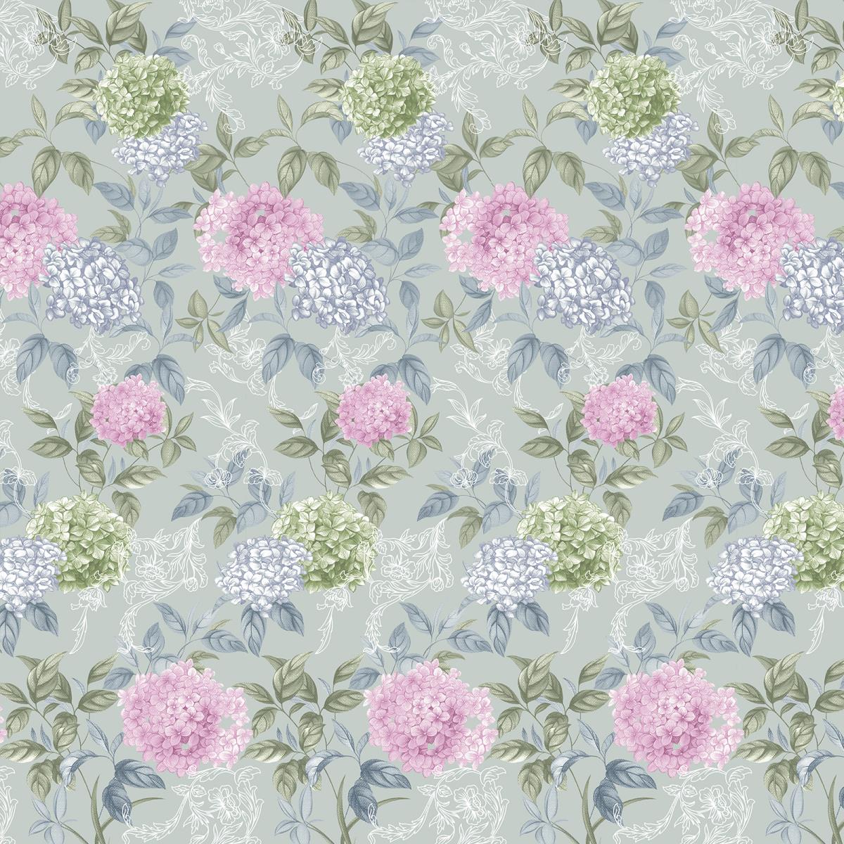 Перкаль 220 см наб рис.72070-1 Утренняя нежность - 1