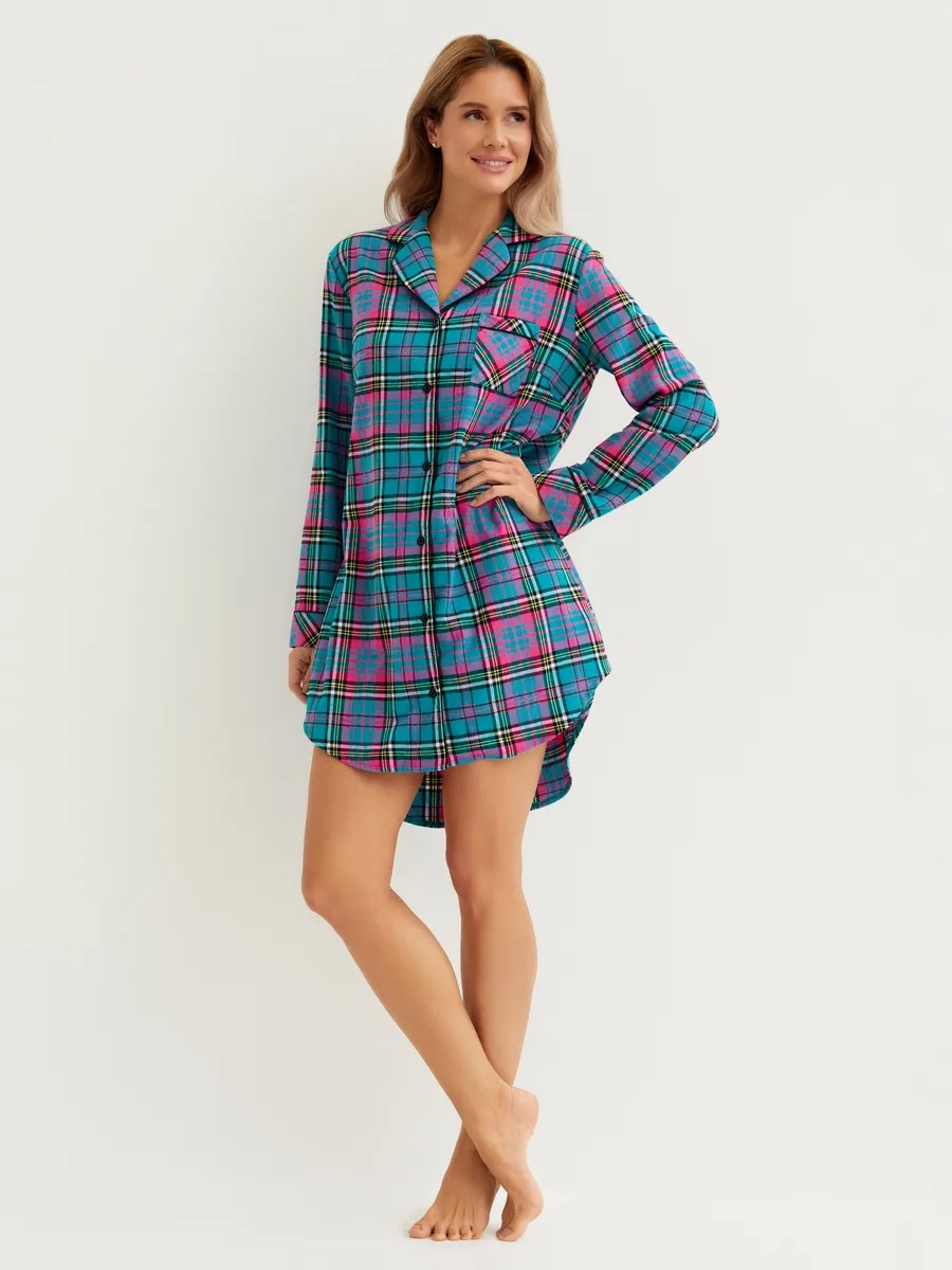 Платье жен УНИСОН артикул AW25WW0026 Вивьен/Vivienne бирюзовый - 0