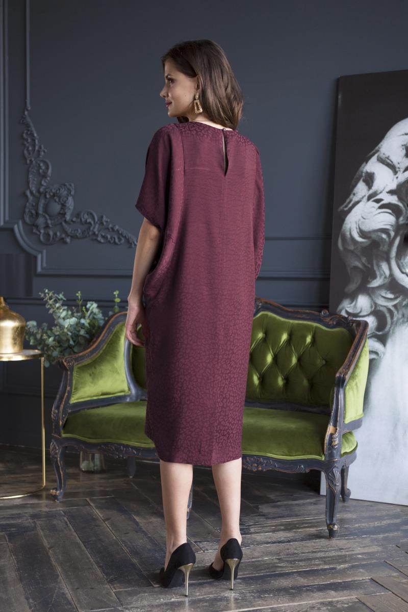 Платье жен Etress AW19WW709 Etress бордо - 2