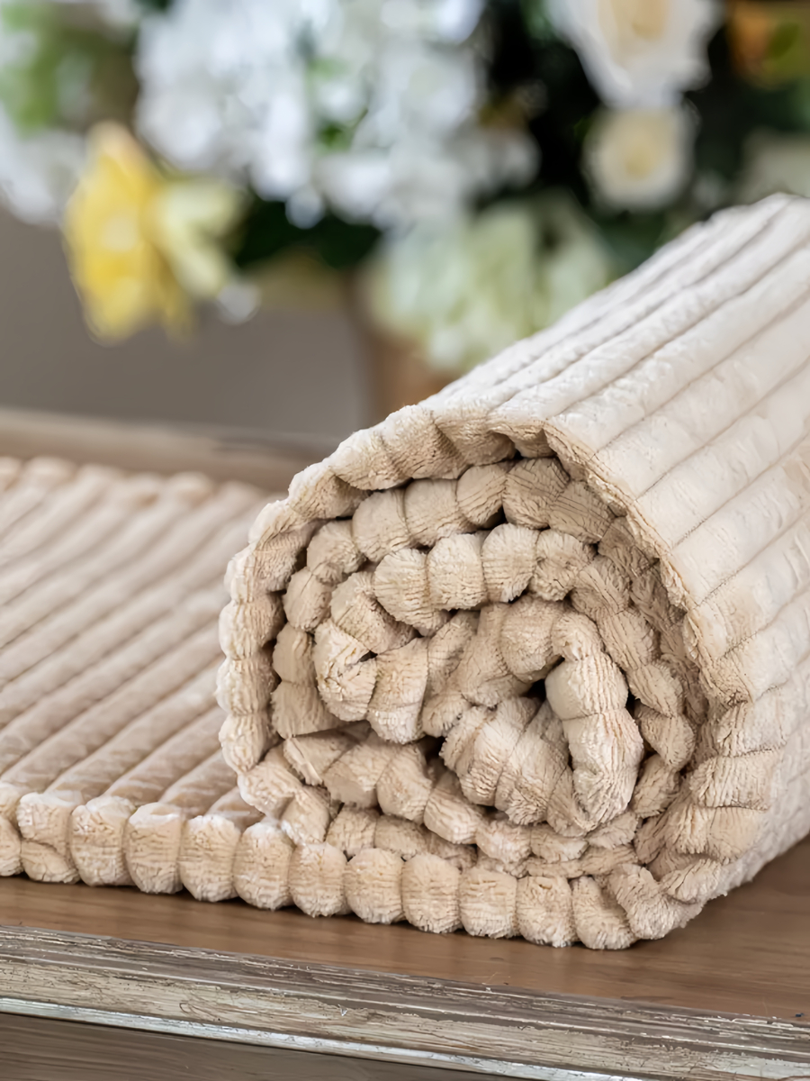 Плед велсофт Евро Песочный - 0