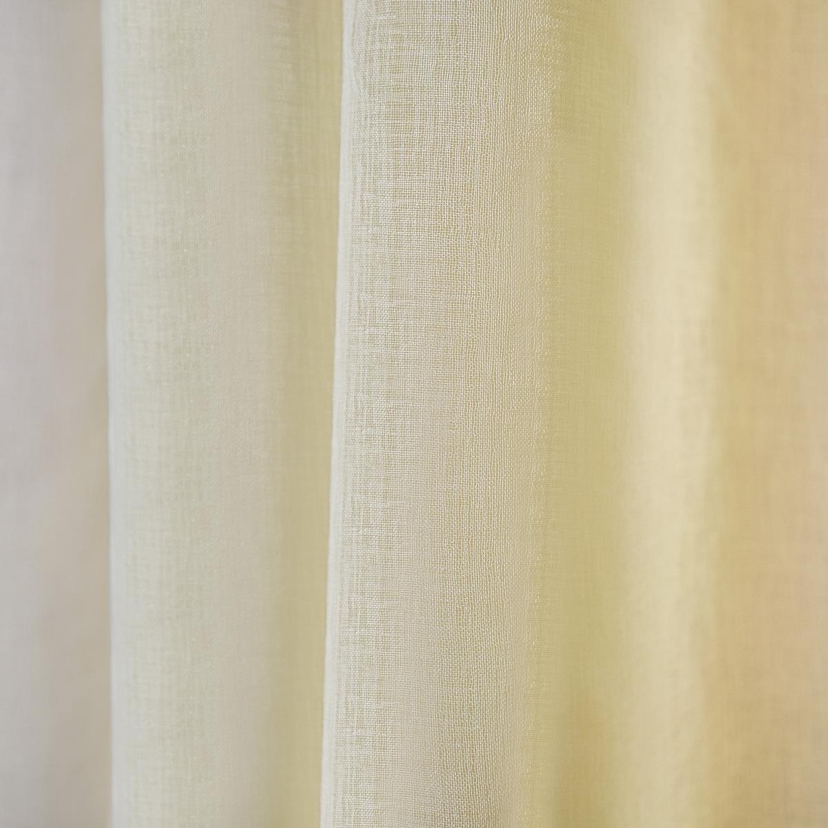 Штора тюль Fine Line Лен, желтый - 0