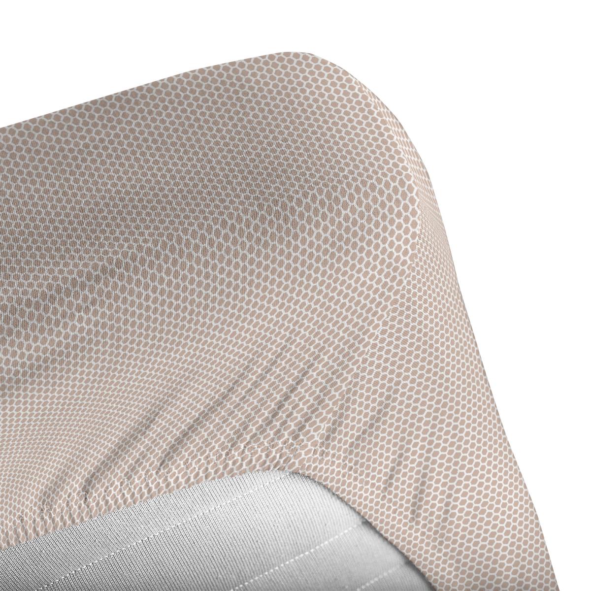 Простыня на резинке перкаль WENGE рис.40060-10 - 3