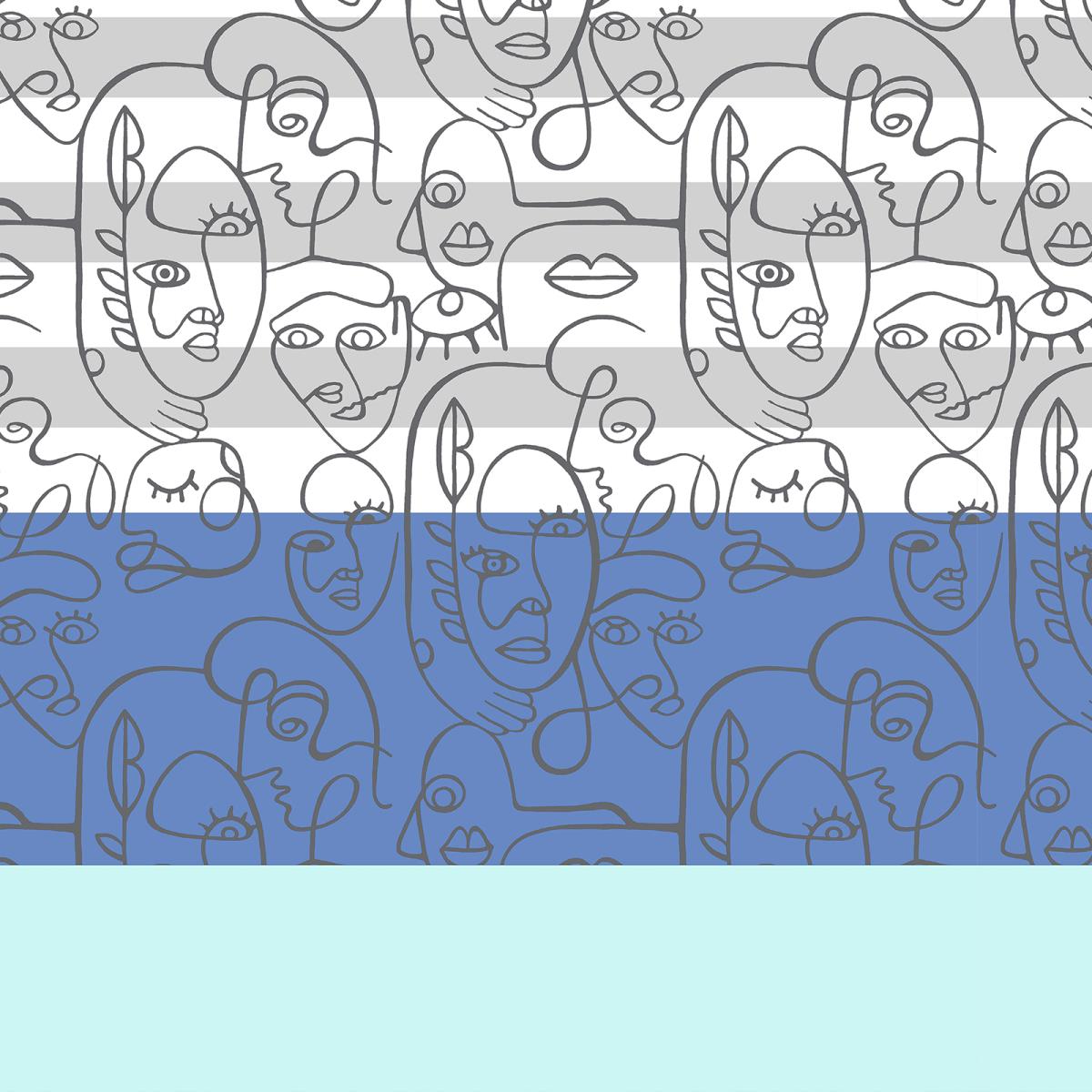 Поплин 220 см наб рис.50312-1 Триди - 1